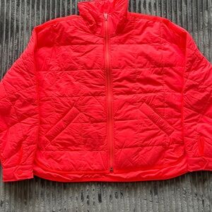 FP Movement by Free People Neon coral Puffer Jacket.new but no tag